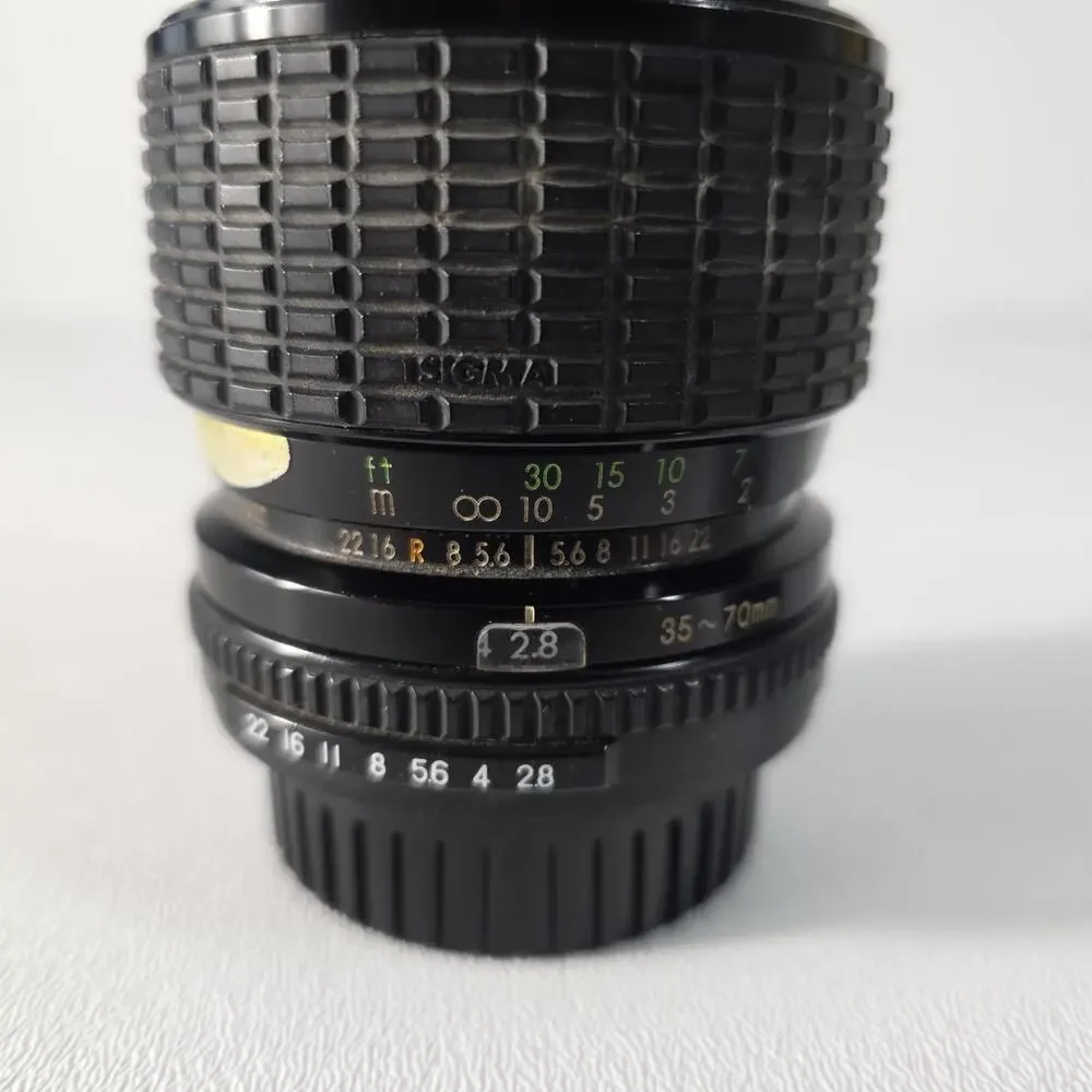 Sigma Zoom-Master 1:2.8-4 f=35-70mm Camera Lens For Pentax-K - Read